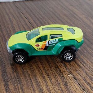 2013 Matchbox Turn Tamer Aqua MBX Team Off Road Suv Racer Diecast Rover Green